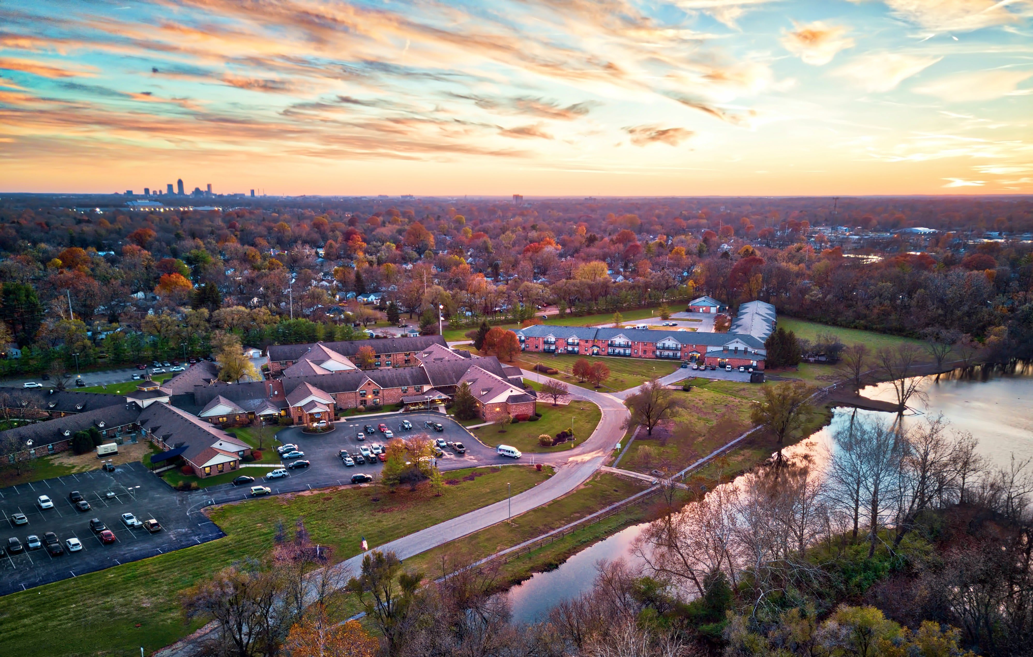 American Village aerial view of community
