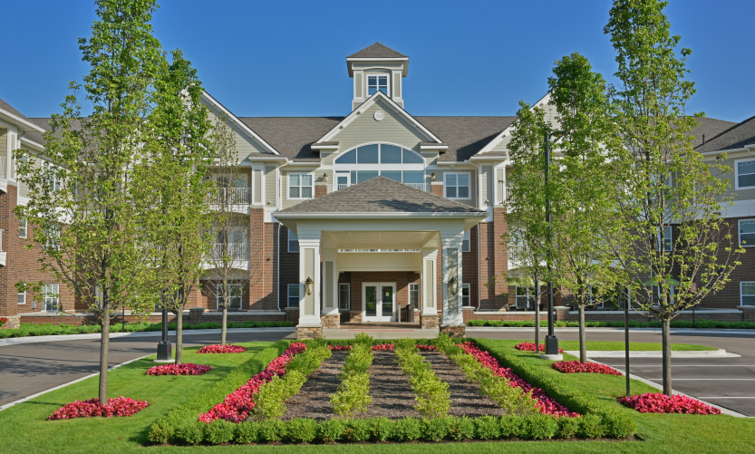 Rose Senior Living at Providence Park community exterior