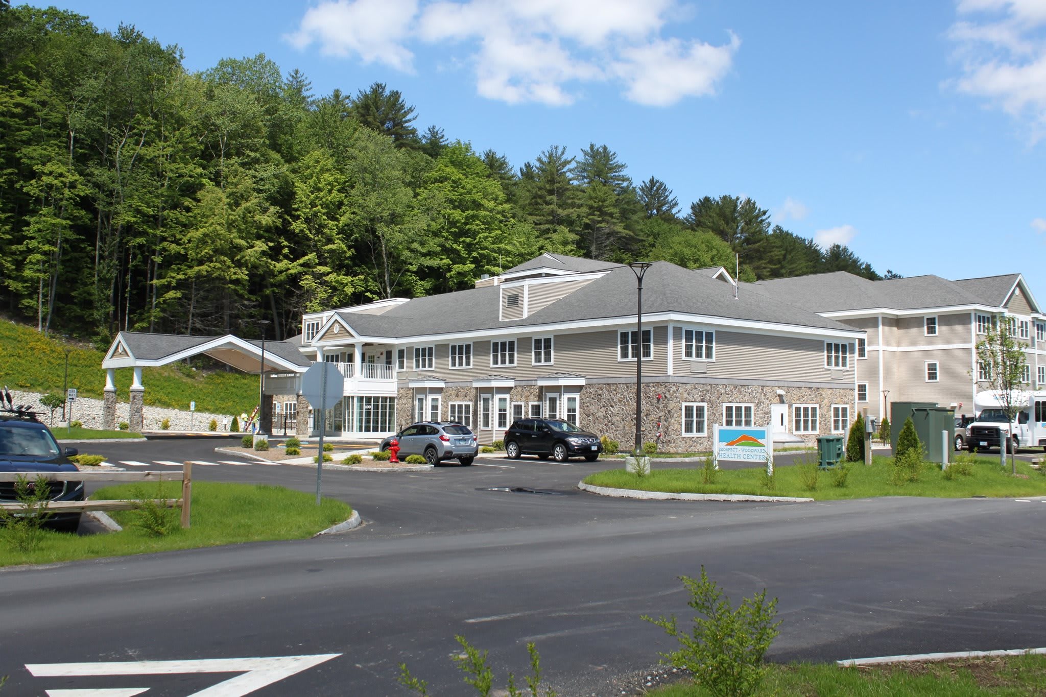 The Prospect Woodward Health Center at Hillside Village community exterior