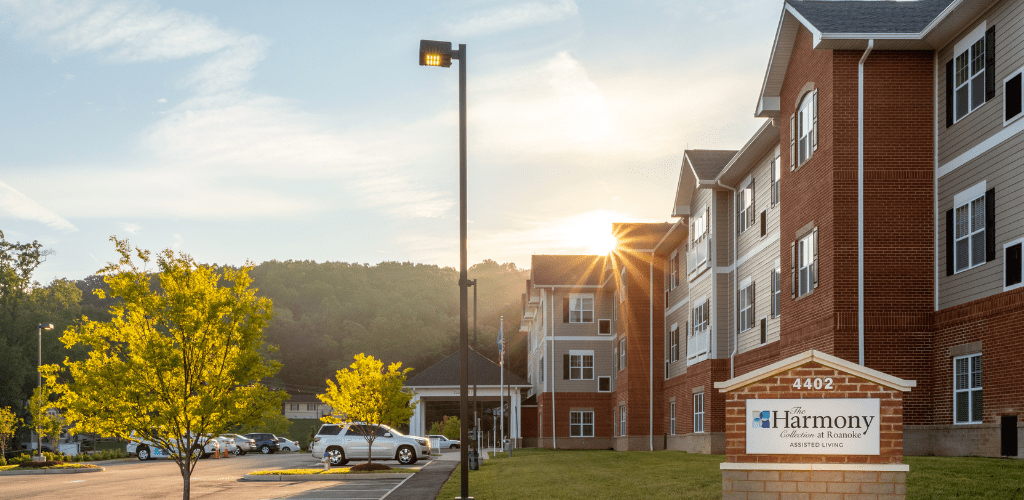 The Harmony Collection at Roanoke - Assisted Living community exterior