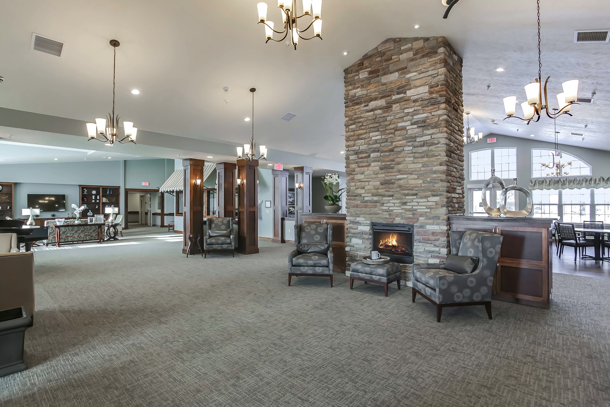 Grand Village Assisted Living & Memory Care lobby