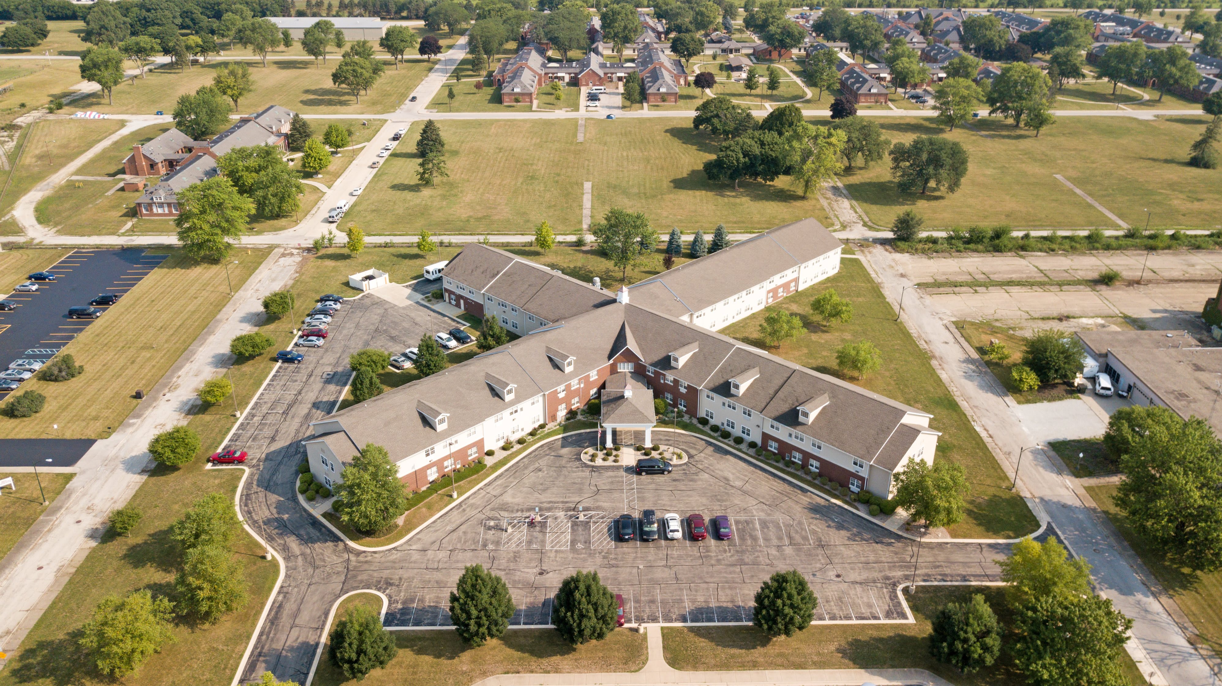 Heritage Woods of Manteno Aerial View of Community