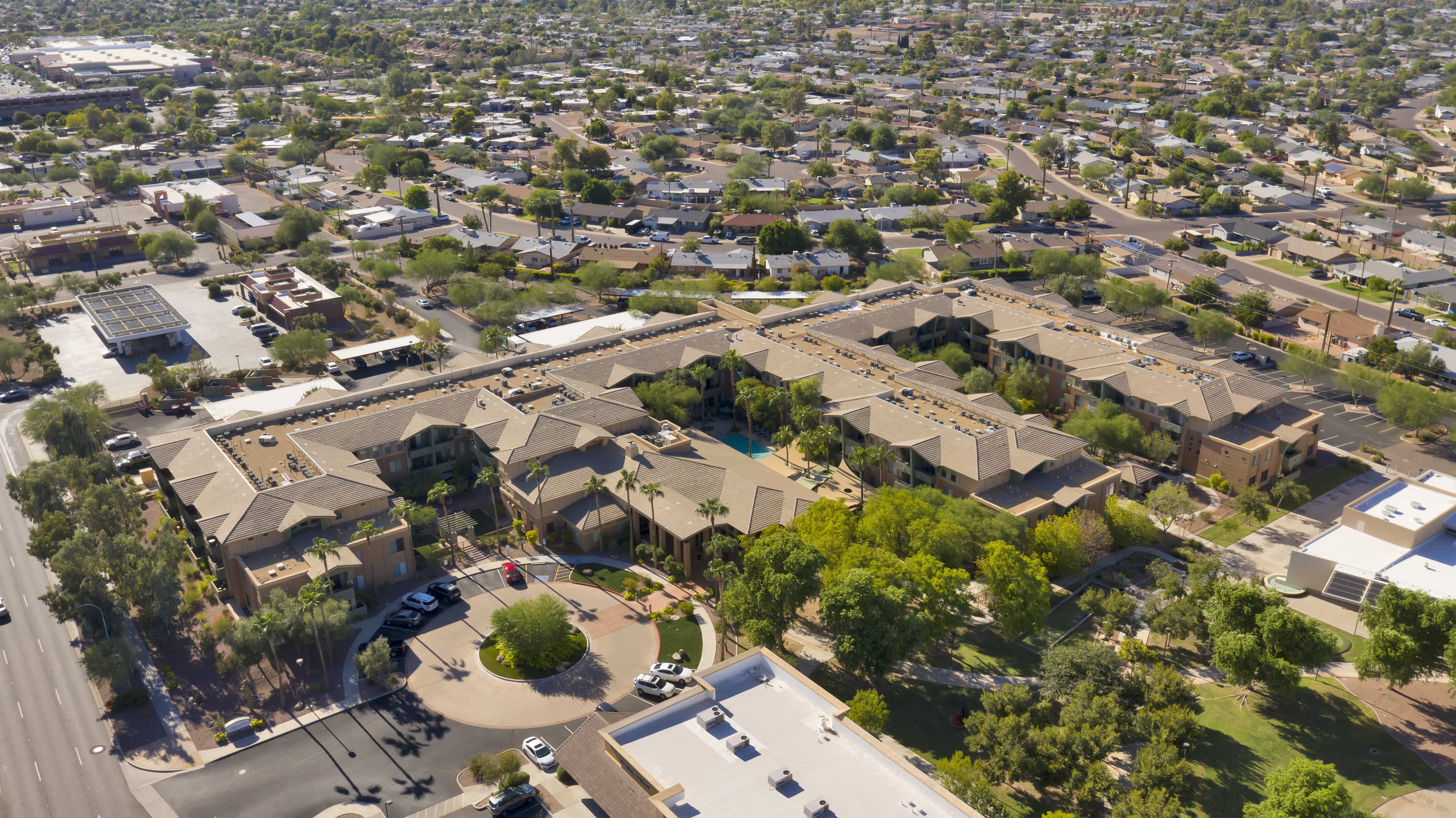 McDowell Village aerial community view