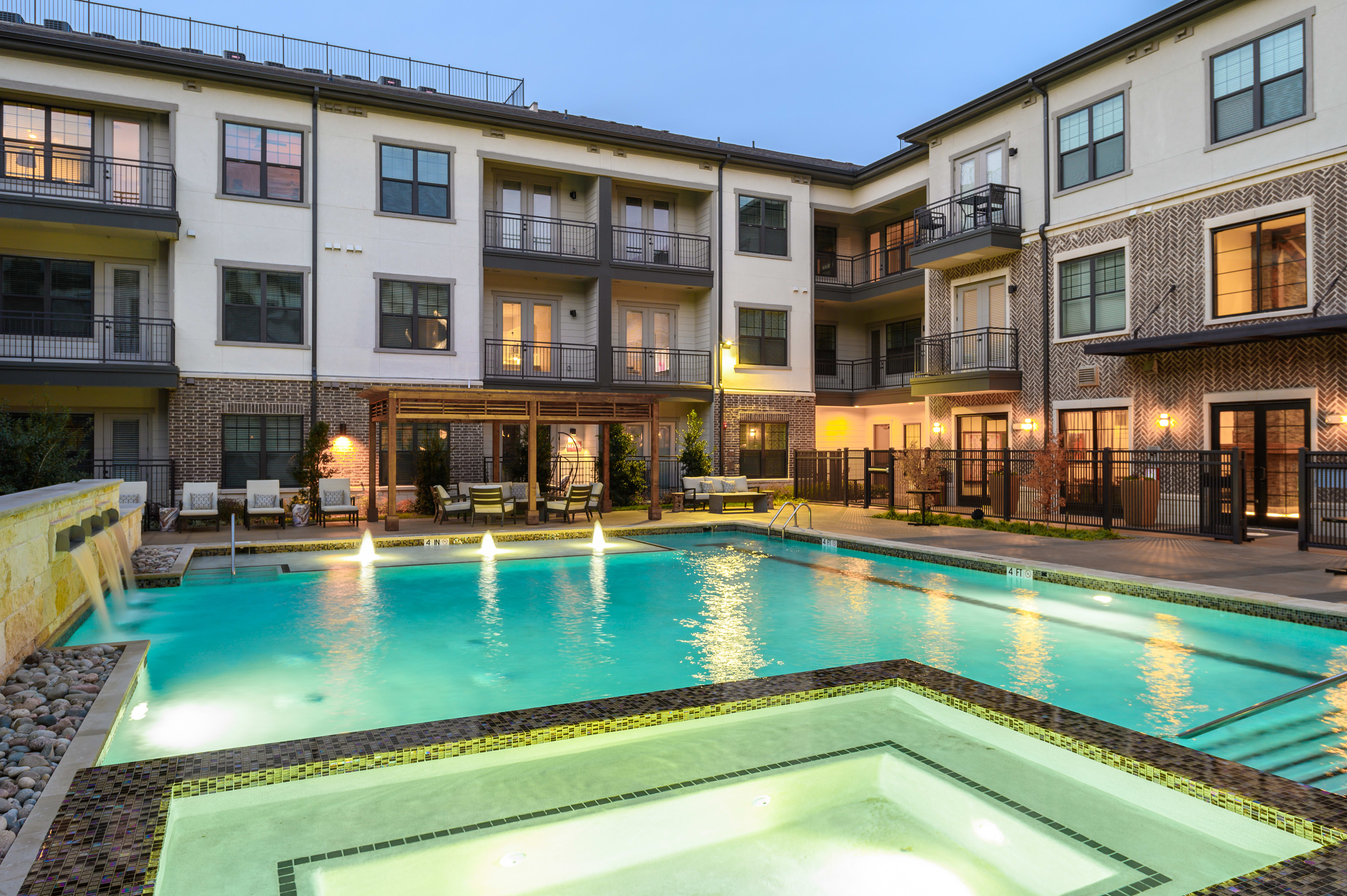 Everleigh Forestwood 55+ Apartment Homes swimming pool