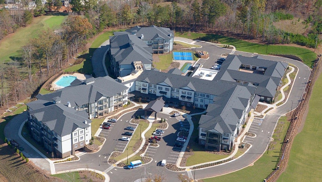 The Phoenix at Braselton aerial view of community
