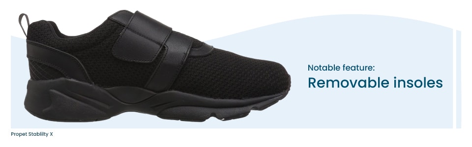 Here, you'll see the Propét Stability X Strap Sneakers, which are some of the best shoes for dementia.