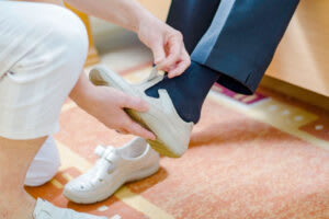 Adaptive shoes for seniors