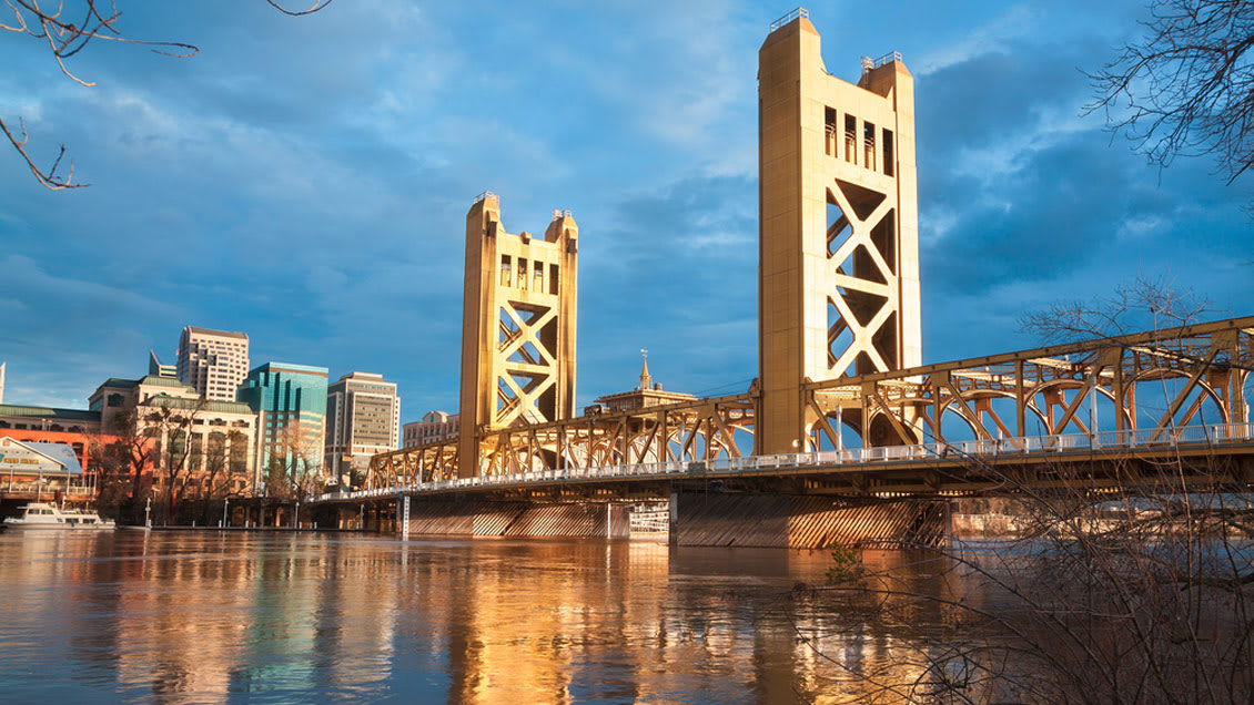 Bridge over river