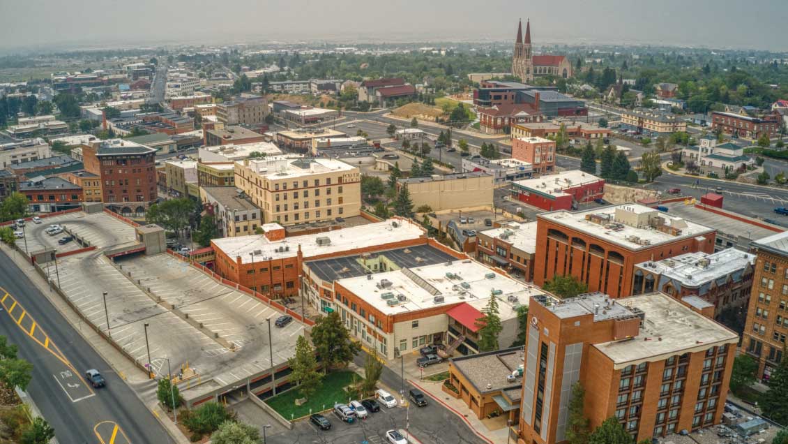 Montana city skyline