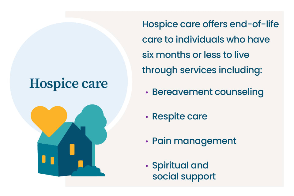 The services provided in hospice care.